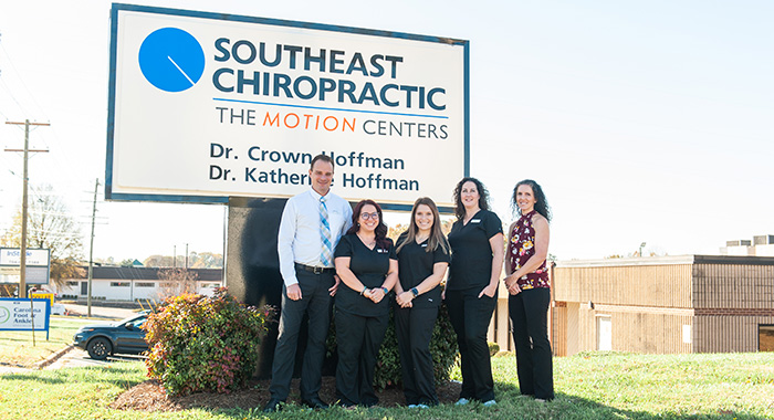 Group of chiropractic staff